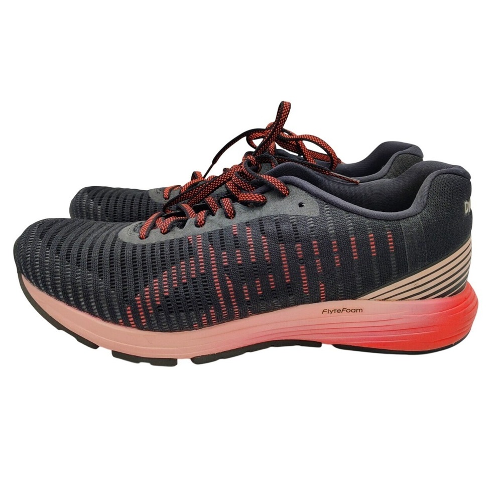 Women's ASICS 'Dynaflyte 3' Size 10.5 Running Shoes Sneakers Lace Up Black/Pink